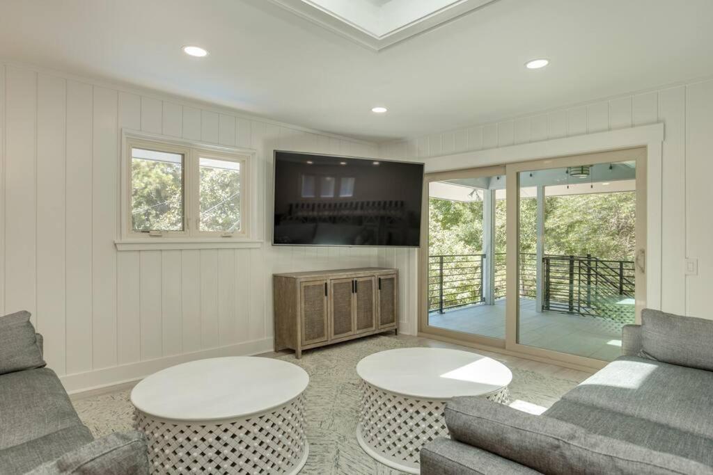הילטון הד איילנד Luxury Beach House - 2Min Walk To Beach - Private Pool - Group & Dog Friendly מראה חיצוני תמונה
