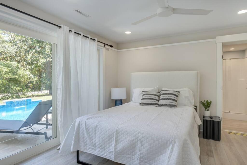 הילטון הד איילנד Luxury Beach House - 2Min Walk To Beach - Private Pool - Group & Dog Friendly מראה חיצוני תמונה