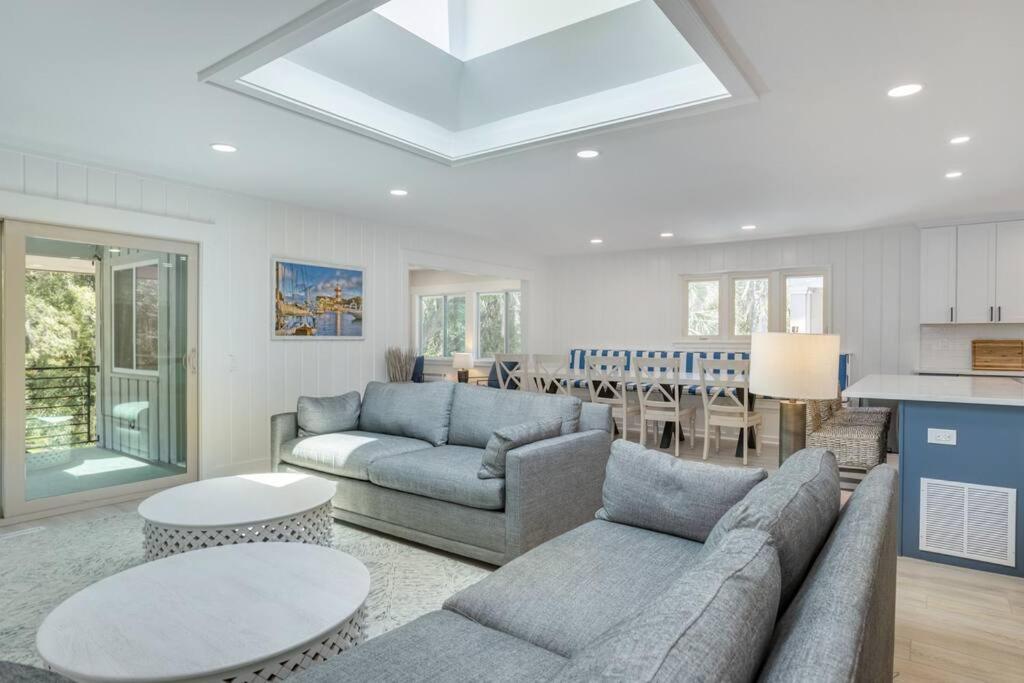 הילטון הד איילנד Luxury Beach House - 2Min Walk To Beach - Private Pool - Group & Dog Friendly מראה חיצוני תמונה