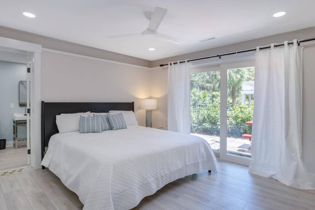 הילטון הד איילנד Luxury Beach House - 2Min Walk To Beach - Private Pool - Group & Dog Friendly מראה חיצוני תמונה
